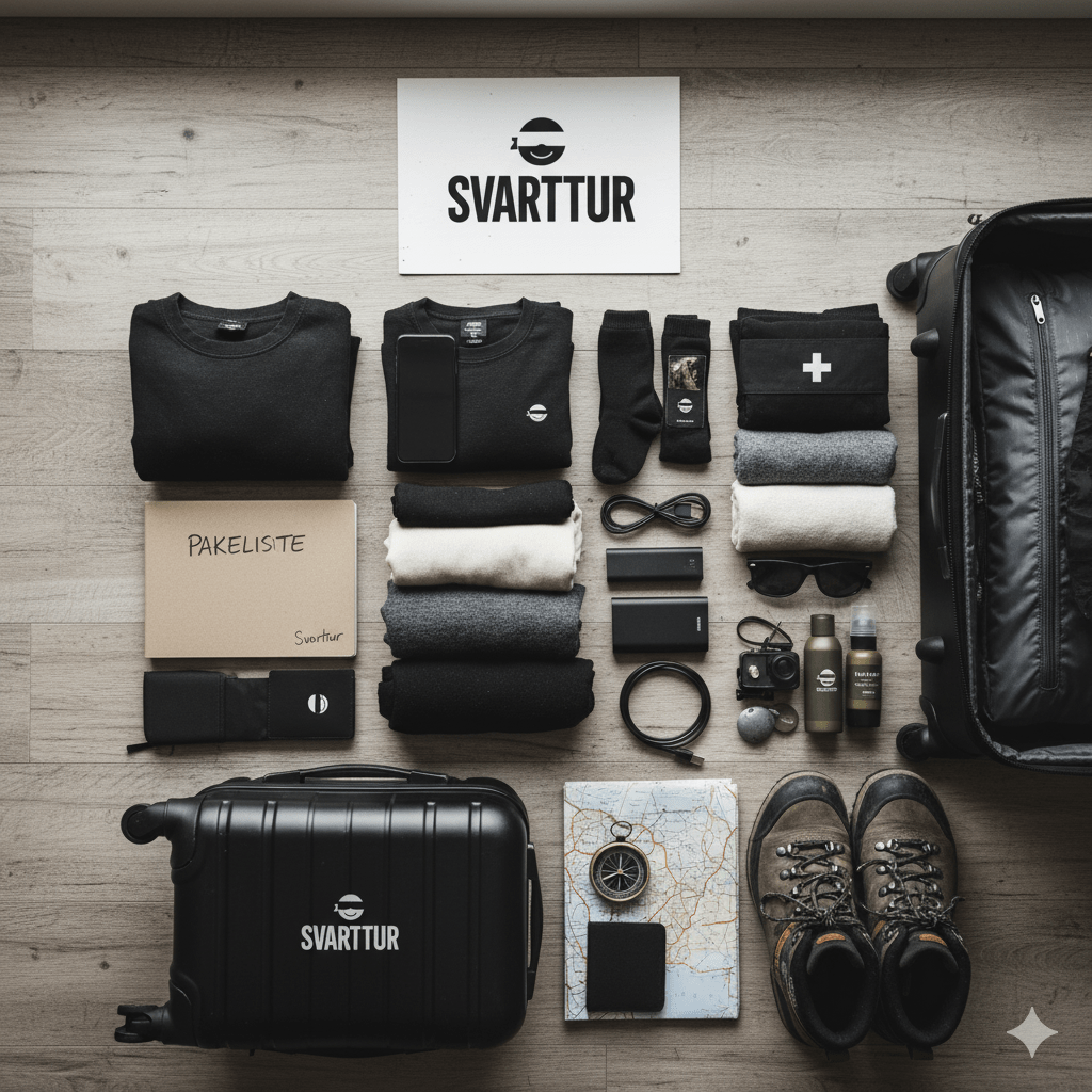 🎒 Pakkeliste – Svarttur&nbsp;2025